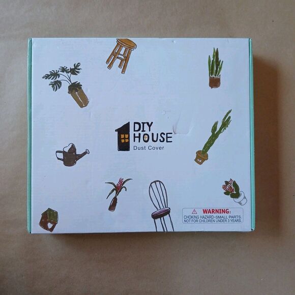 DIY House Dust Cover Clear Acrylic for Miniature Room Box Dollhouse Robotime - Picture 1 of 2